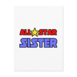 All Star Sister Post Card