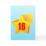 All Star Sixteen years old! Birthday Greeting Cards