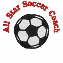 All Star Soccer Coach embroidered shirts