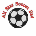 All Star Soccer Dad embroidered shirts