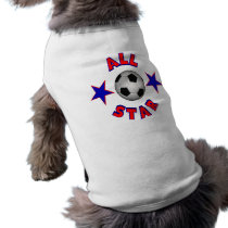 All Star Soccer Dog T-shirt