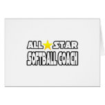 All Star Softball Coach Cards