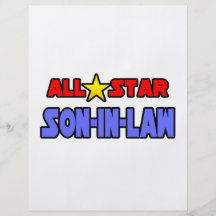 All Star Son-In-Law Flyer Design