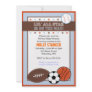 All Star Sport Baby Shower Invitation