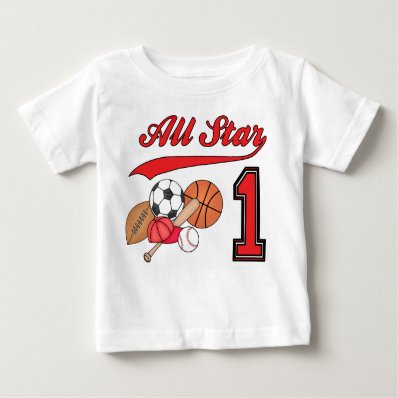 All Star Sports 1st Birthday Infant T-shirt
