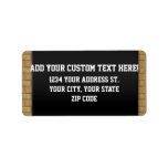 All Star Sports Balls w/ Brick Wall Custom Address Labels