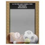 All Star Sports Balls w/ Brick Wall Letterhead Design