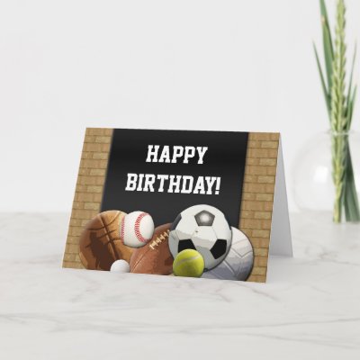 Sports Greeting Cards