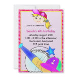 All Star Sports Birthday Party invite