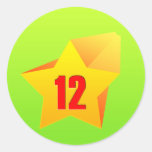 All Star Twelve years old! Birthday Sticker