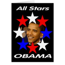 ALL STARS OBAMA Commemorative cards by Obama_Keepsakes ALL STARS OBAMA Commemorative cards