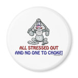 All Stressed Out Fridge Magnets