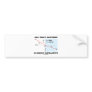 All That Glitters Is Highly Refractive (Physics) Bumper Sticker