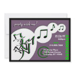 All That Jazz ~ Party With Me! Party Invitations