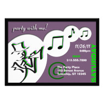 All That Jazz ~ Party With Me! Party Invitations