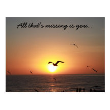 All that's missing is you... post card