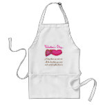 All The Chocolates Funny Valetine Quote Aprons