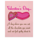 All The Chocolates Funny Valetine Quote Flyer