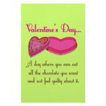 All The Chocolates Funny Valetine Quote Stationery