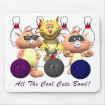 All The Cool Cats Bowl Mousepad