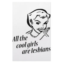 All the Cool Girls are Lesbians Custom Stationery