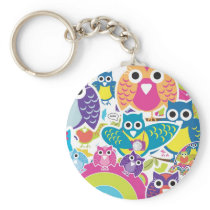 all the owls keychains