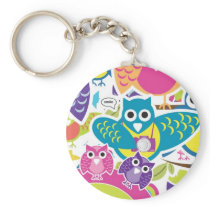all the owls keychains