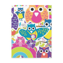 all the owls postcards