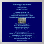 All the tears you let touch the...Poem/Lyrics Post posters