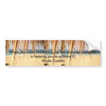 All The Universe Conspires Bumper Sticker