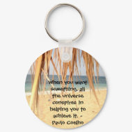 All The Universe Conspires Keychain keychain