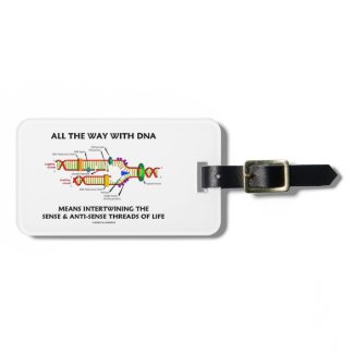 All The Way With DNA Intertwining Sense Anti-Sense Tags For Luggage