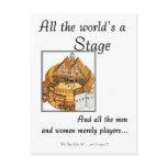 All the worlds a stage postcards