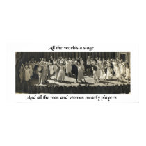 All The World's A Stage posters