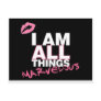 All Things Black Postcard