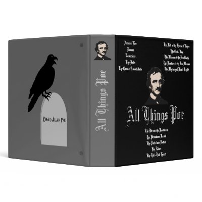 All Things Poe Vinyl Binder by courtjester