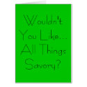 All Things Savory cards by ms_rachelmelson All Things Savory cards