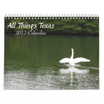 All Things Texas 2012 Calendar