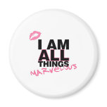 All Things White Refrigerator Magnets