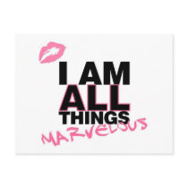 All Things White postcards