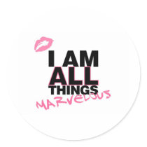All Things White stickers