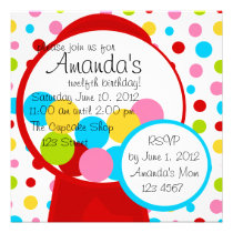 All Those Gumballs! invitations