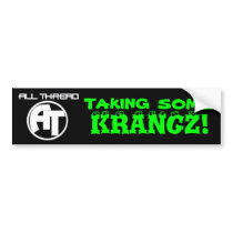 All Thread Sticker bumper stickers by allthread All Thread Sticker bumper stickers