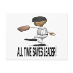 All Time Saves Leader Postcard