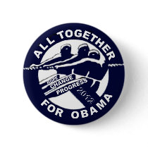 All Together for Obama 2012 Buttons