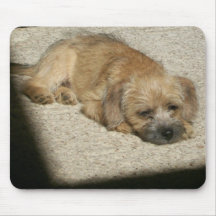 All tuckered out Mousepad
