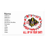 All Up In Your Shit Business Card Template