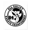 All Valley Karate Championship posters