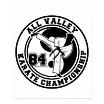 All Valley Karate Championship posters