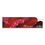 All we need is love bumper stickers